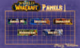 create world of warcraft panels with your character