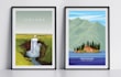 create a travel poster in my unique style