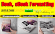 do print book formatting for KDP paperback and ingram spark, cookbook formatting