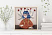 draw a portrait, fantasy portrait, cartoon illustration
