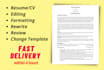 edit, review, and write impressive resumes and cover letters for you