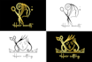 design luxury eyelash cosmetic feminine makeup skin care beauty salon logo