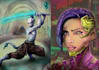 ilustrations monsters, dragons and fantasy characters