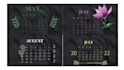 calendar black stars 2022