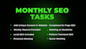 provide complete monthly SEO service with result driven package