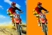 do photo background change and  color change