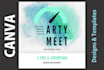 design social media posts, ads on canva