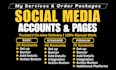 professionally create and setup social media business accounts and facebook page