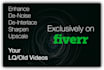 enhance, upscale, sharpen your video