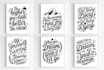 do typography design, wall art , hand lettering quote and phrase anything design