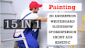 make painting contractor or painter services promo video ad