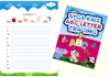 design activity book, workbook journal or printable