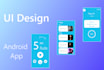 create a mobile UI design