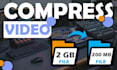 reduce or compress the video file size and edit video
