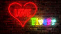text or logo animation with neon lights