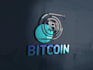 create a crypto, bitcoin, blockchain, cryptocurrency logo