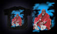 do 80s 90s portrait airbrush graffiti design