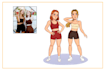 create a cartoon character of a real person