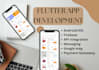 develop a professional flutter app for android and ios