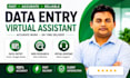 be your expert virtual, personal assistant for data entry