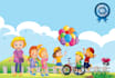 draw beautiful children book illustration for amazon kdp