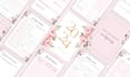 design minimalist custom planner, journel layout, calendar, workbook