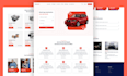 create website using HTML, CSS, javascript and react js