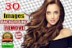 do 150 image background remove with in 24 hours