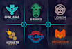 design a timeless, modern logo with copyrights