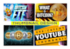 design crypto token coin photo logo posts banner ads cryptocurrency market news