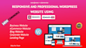 create wordpress website with elementor pro