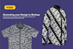 do button down dress shirt mockup for website and e commerse