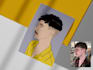 do flat drawing art of your photo