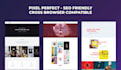 convert PSD sketch figma xd ai to HTML