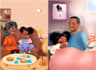 illustrate children book illustration for african kids
