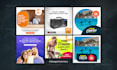 do social media posters, for instagram, fb  linkedin