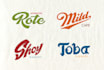 design wordmark logo with classic, vintage, minimalist, luxury style