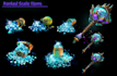paint and design props and game icons