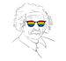 drawing line art simple character