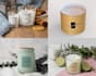 design candle labels with print ready file plus mockup