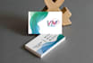 design logo, business card, and stationery