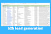 do b2b lead generation and collect business emails
