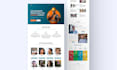 design modern website landing page in figma or xd
