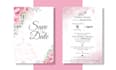 design wedding invitation card, save the date card, birthday invitation card