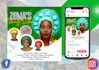 create hair extension, beauty, salon flyer, event flyer