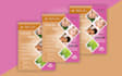 create hair extension, beauty ,salon flyer, event flyer