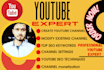 create,setup youtube channel professionally
