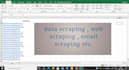 do web scraping, data mining, data extraction, data scraping