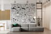 do any wall art, mural, doodle, illustration for wall