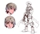 draw anything in kingdom hearts or final fantasy art style